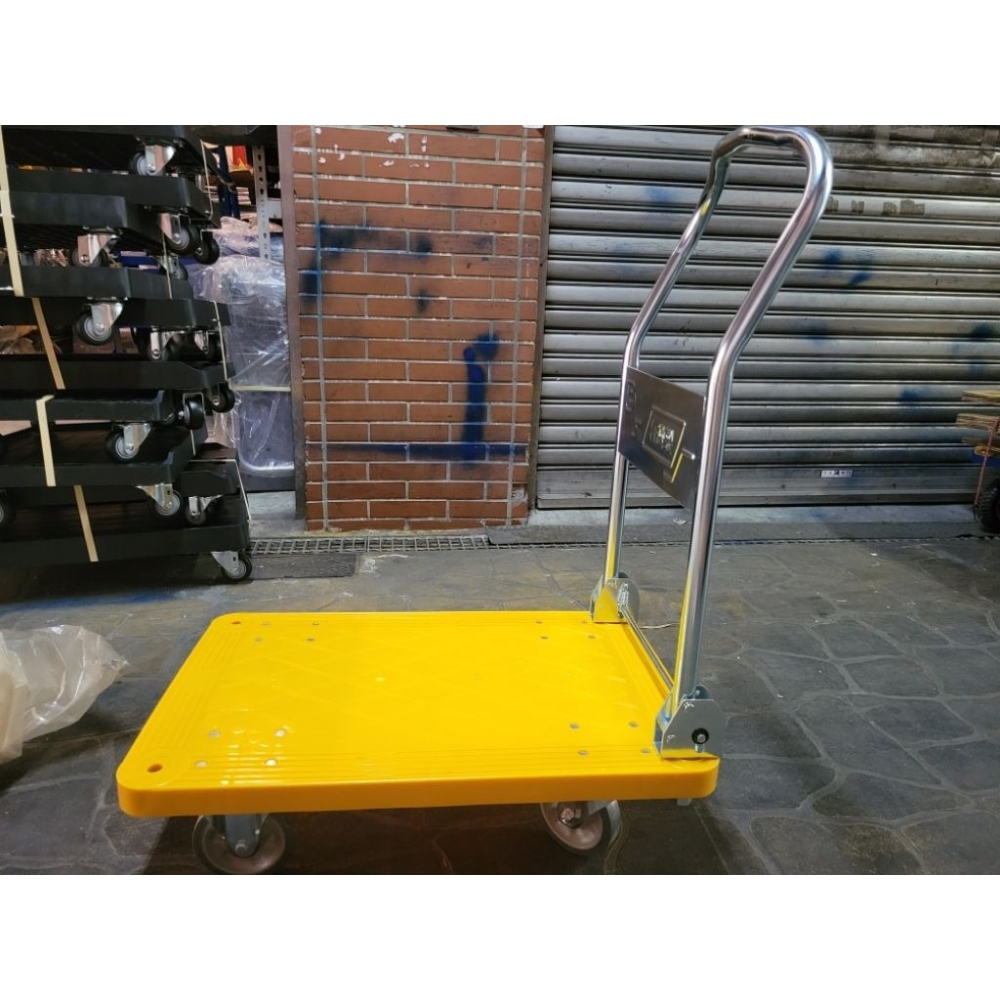 ✨金星車輪✨47×72cm塑鋼手推車 輕巧型 5英寸靜音輪 台灣製造 手推車五金推車可折疊 載重300公斤 手拉車-細節圖10