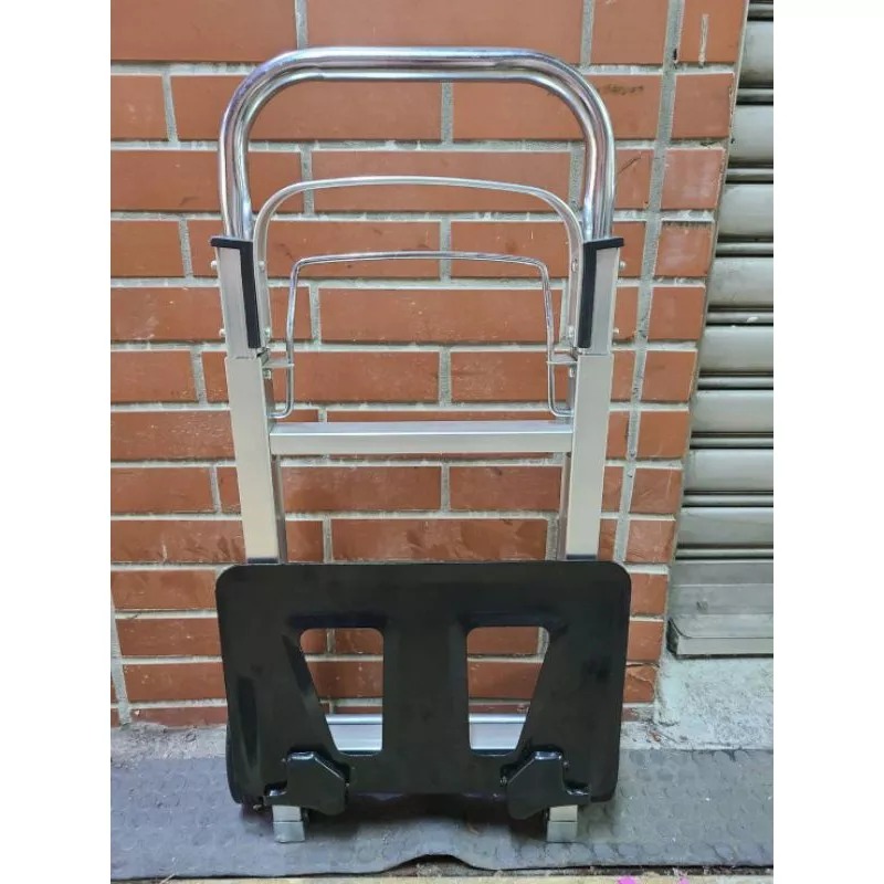 ✨金星車輪✨2輪 搬家首選 伸縮摺疊鋁合金 摺疊推車 手推車 折疊式載物車 伸縮鋁合金購物車 行李車 買菜車 拖車-細節圖5