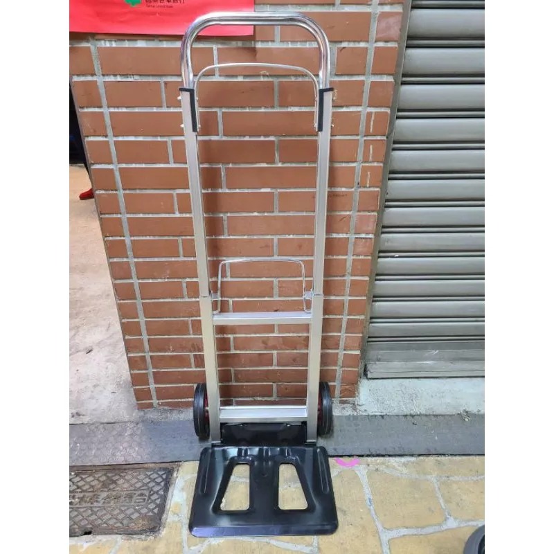 ✨金星車輪✨2輪 搬家首選 伸縮摺疊鋁合金 摺疊推車 手推車 折疊式載物車 伸縮鋁合金購物車 行李車 買菜車 拖車-細節圖6