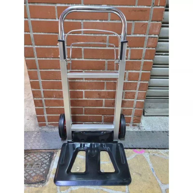✨金星車輪✨2輪 搬家首選 伸縮摺疊鋁合金 摺疊推車 手推車 折疊式載物車 伸縮鋁合金購物車 行李車 買菜車 拖車-細節圖8