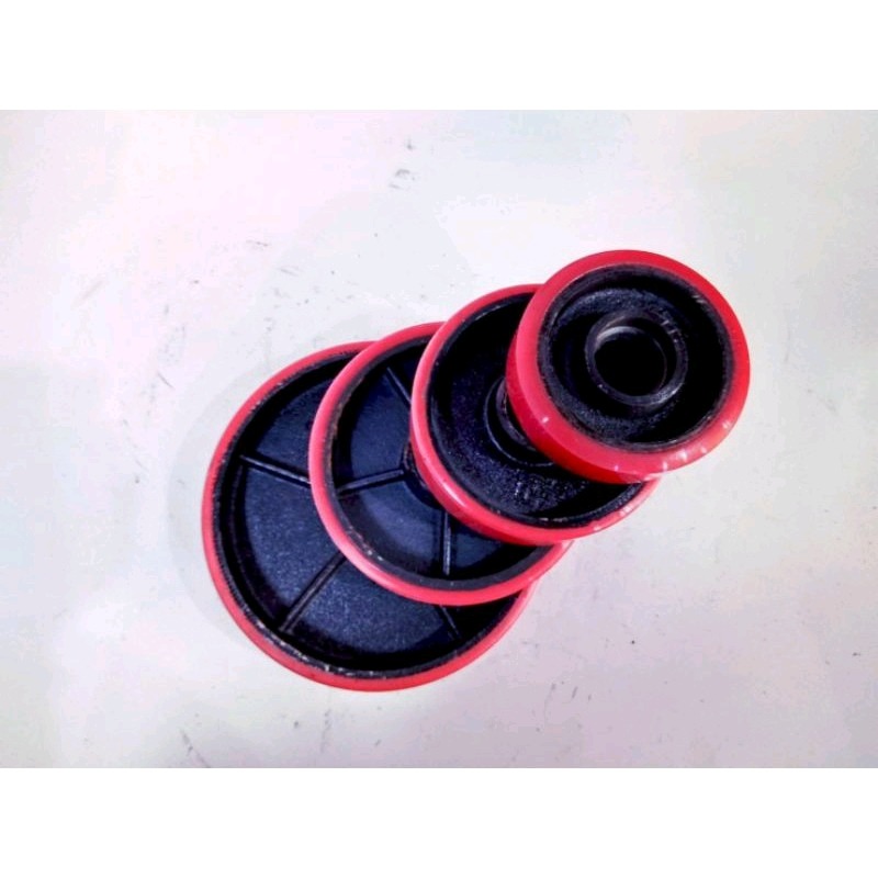 ✨金星車輪✨5英吋PU耐磨輪 耐重輪 耐磨輪  耐用 品質好 經濟實惠 手推車輪子 輪子 車輪 台灣製造 重型輪 有彈性-細節圖5