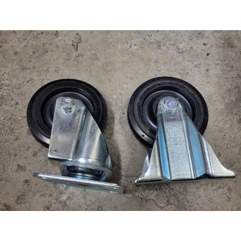 ✨金星車輪✨ 5英吋載重型輪（可載500kg） 台灣製造 塑剛手推車專用輪 耐用 耐重 有實體店面 車輪 輪子 手推車-細節圖2