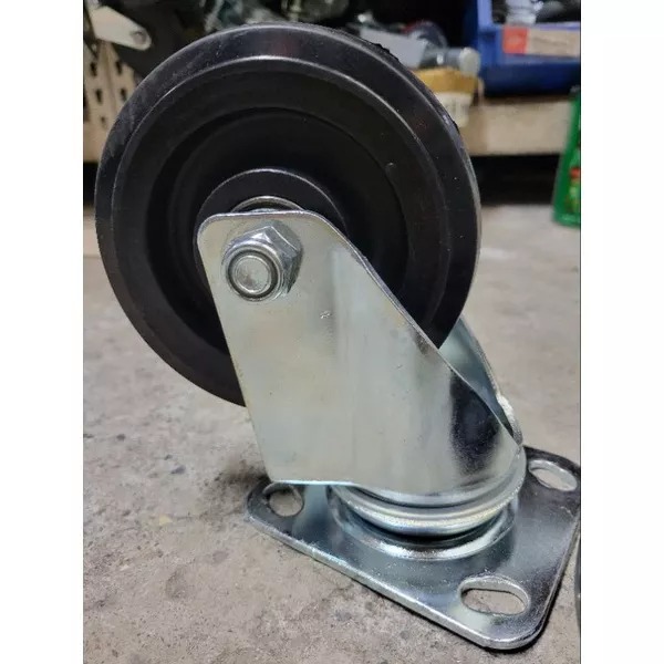 ✨金星車輪✨ 5英吋載重型輪（可載500kg） 台灣製造 塑剛手推車專用輪 耐用 耐重 有實體店面 車輪 輪子 手推車-細節圖5