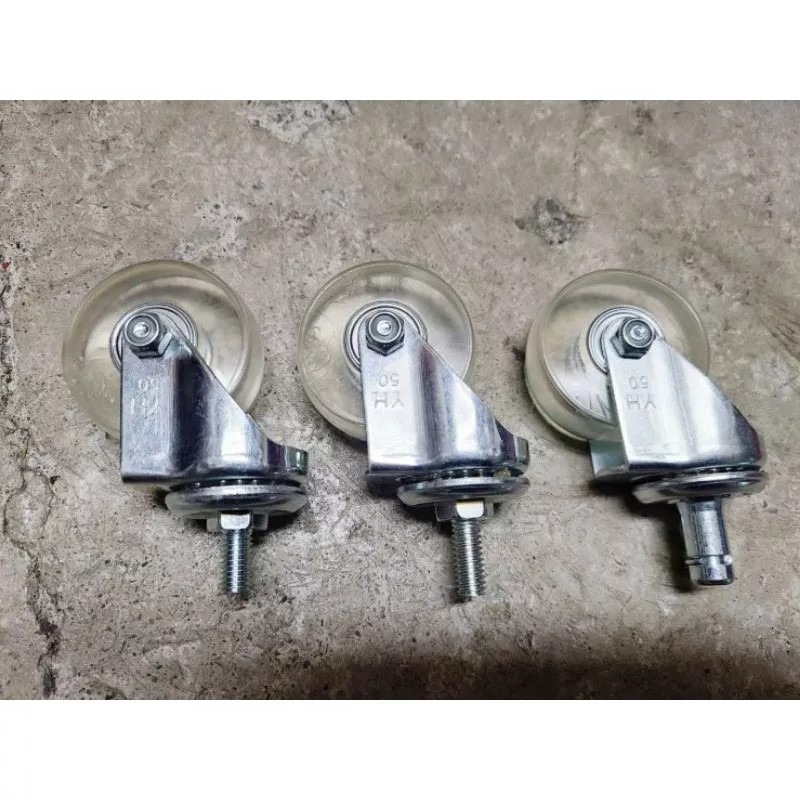 ✨金星車輪✨2英吋透明輪 好推 靈活 堅固 耐磨 不脫落 耐用 輪子 車輪 手推車 有實體店面 台灣製造-細節圖4