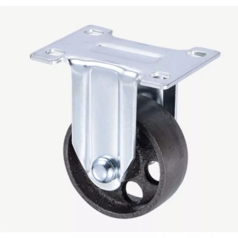 ✨金星車輪✨3英吋銑鐵輪 耐用耐重輪 好推 靈活 鐵製輪 堅固 耐磨  輪子 車輪 手推車 有實體店面 台灣製造-細節圖2