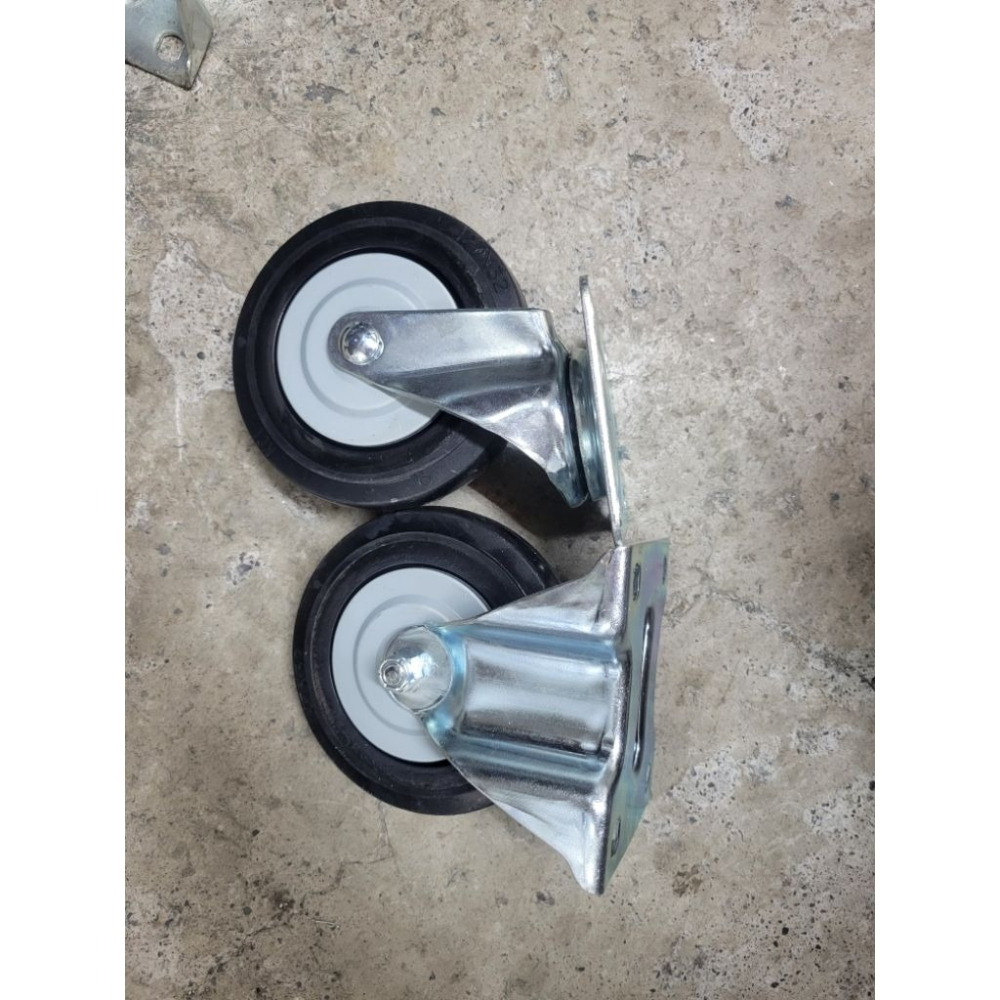 ✨金星車輪✨5英吋高彈力輪  手推車專用 手推車輪子 手推車車輪 車輪 輪子 耐用 有彈性 靜音輪 耐磨輪-細節圖4