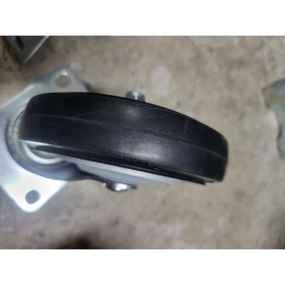 ✨金星車輪✨5英吋高彈力輪  手推車專用 手推車輪子 手推車車輪 車輪 輪子 耐用 有彈性 靜音輪 耐磨輪-細節圖7