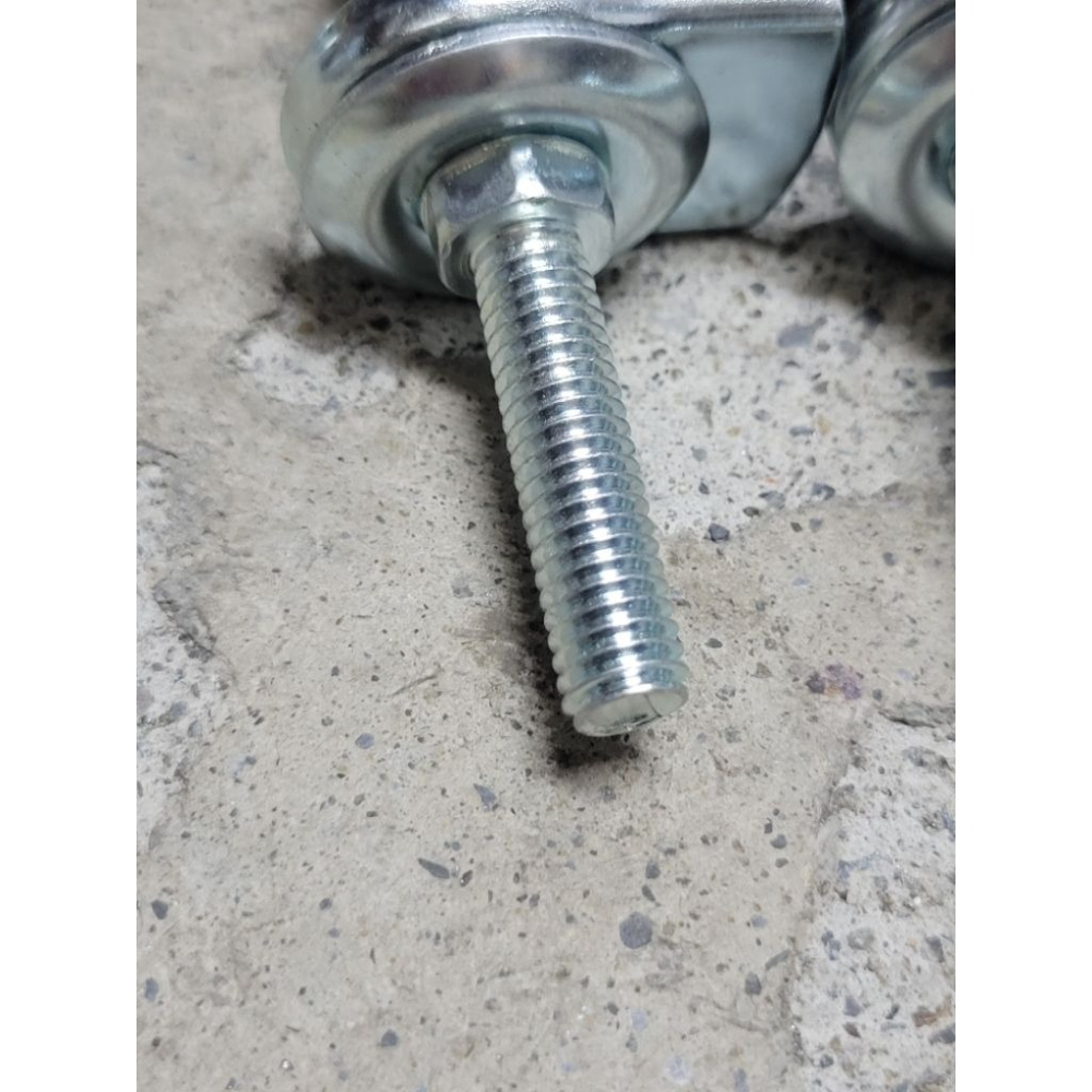 ✨金星車輪✨2英吋長螺絲耐磨橡膠輪 有彈性 靜音輪 耐用 輪子 車輪 手推車輪子 推車車輪 堅固 耐重-細節圖3