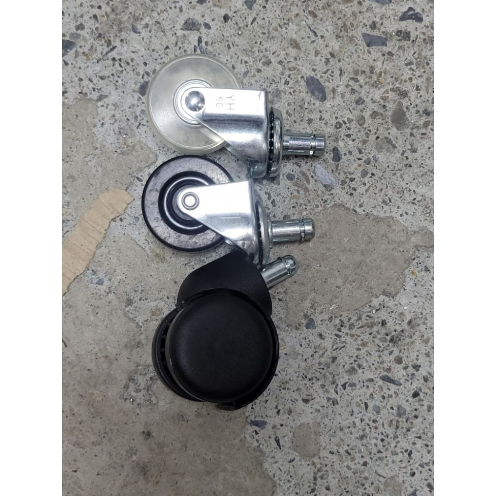 ✨金星車輪✨辦公椅專用輪 11×22有彈性橡膠輪 靜音輪 耐用 輪子 車輪 手推車輪子 推車車輪 堅固 耐重-細節圖2