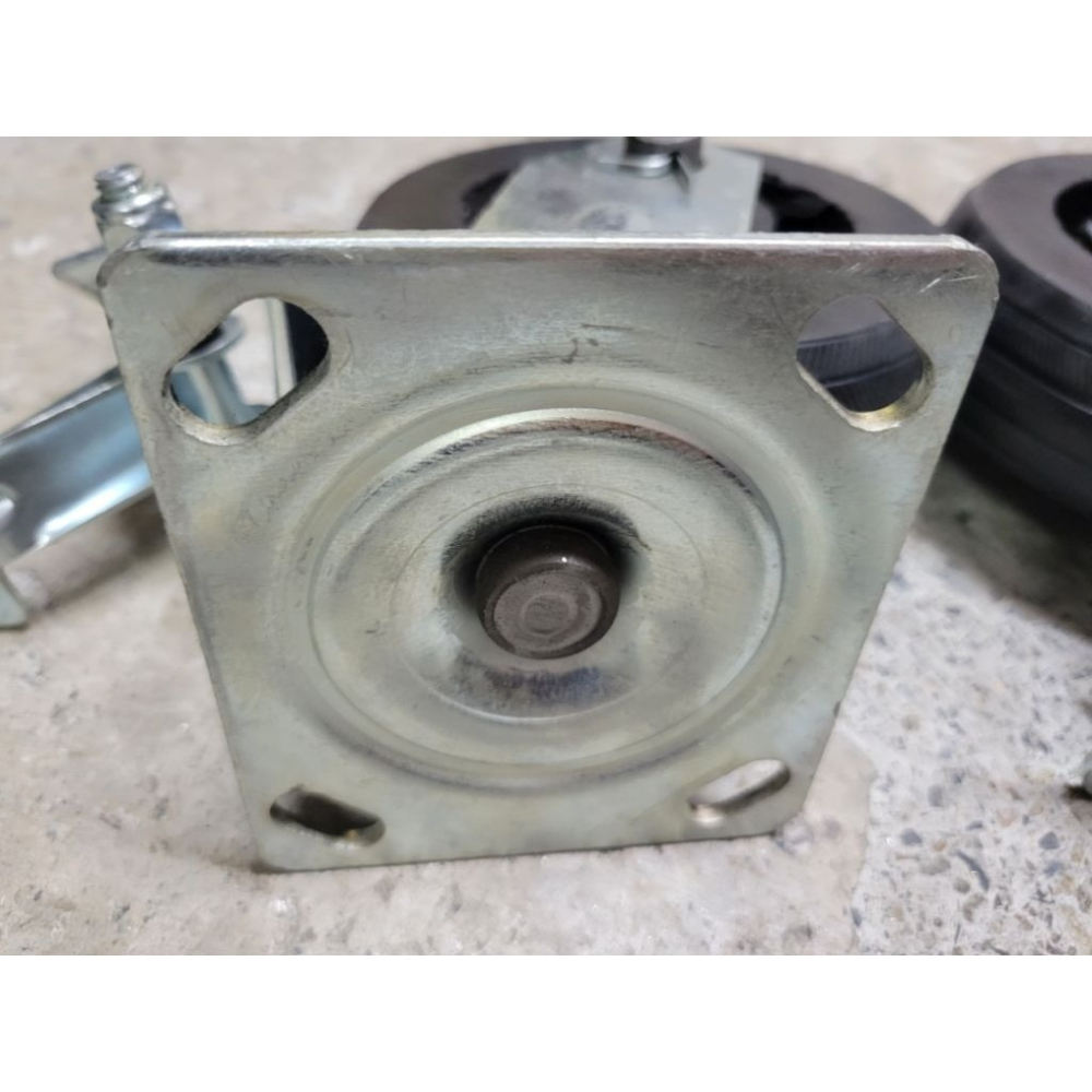 ✨金星車輪✨6英吋重型橡膠輪 載重輪 耐重輪 靜音輪 輪子 車輪 手推車輪子 推車車輪 橡膠輪 重型輪-細節圖5