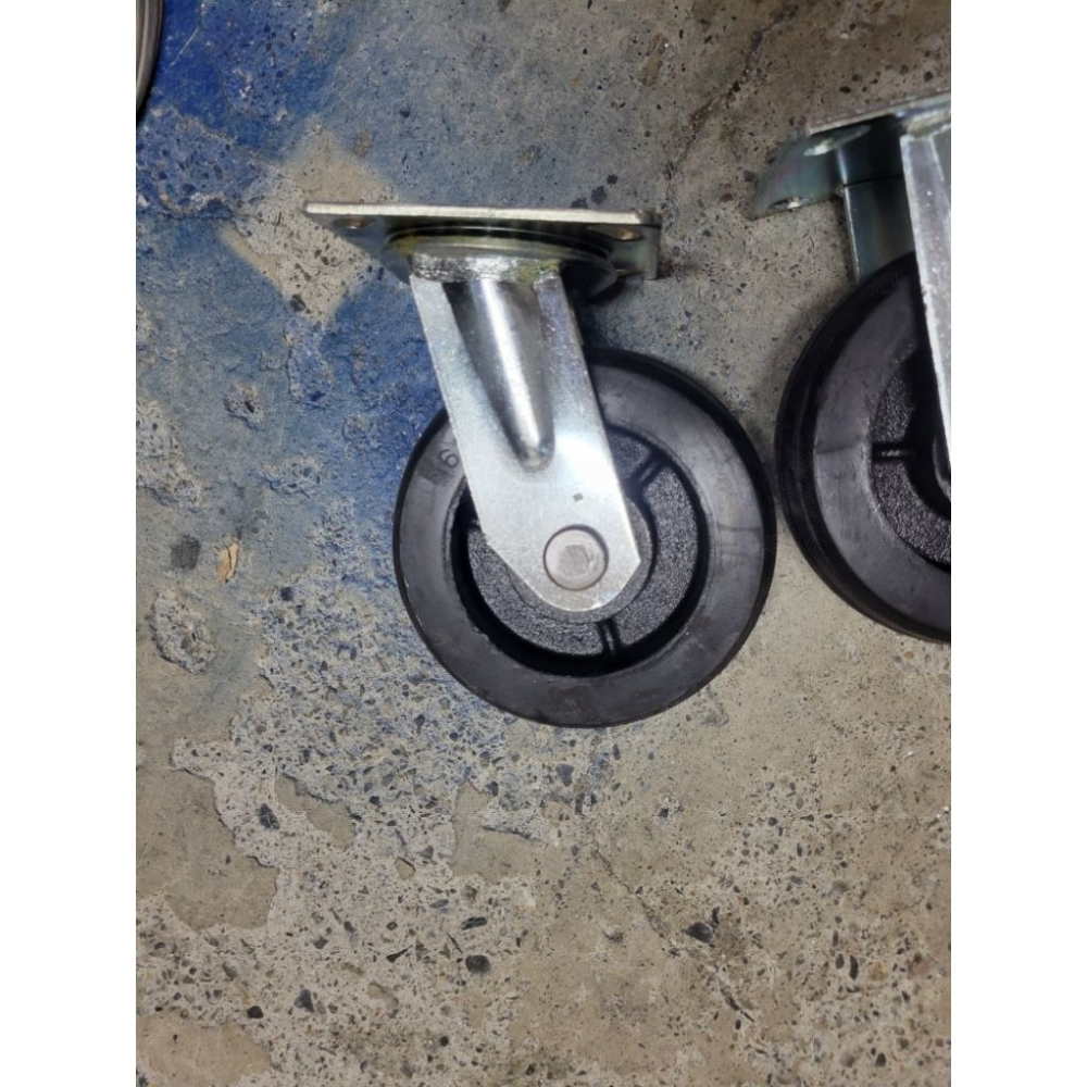 ✨金星車輪✨6英吋重型橡膠輪 載重輪 耐重輪 靜音輪 輪子 車輪 手推車輪子 推車車輪 橡膠輪 重型輪-細節圖7