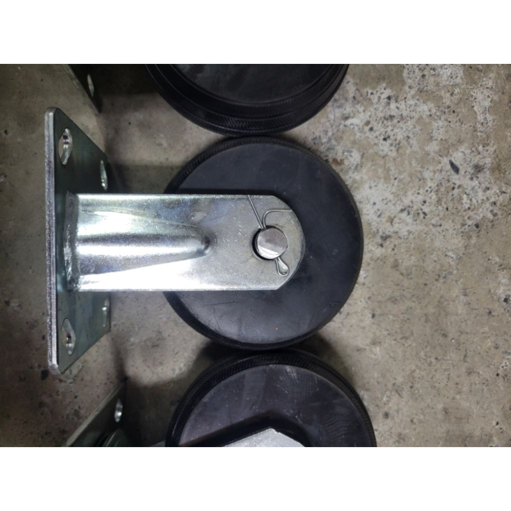 ✨金星車輪✨5英吋重型橡膠輪 載重輪 耐重輪 靜音輪 輪子 車輪 手推車輪子 推車車輪 橡膠輪 重型輪-細節圖2