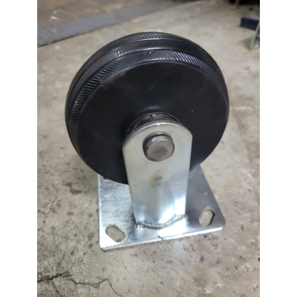 ✨金星車輪✨5英吋重型橡膠輪 載重輪 耐重輪 靜音輪 輪子 車輪 手推車輪子 推車車輪 橡膠輪 重型輪-細節圖5