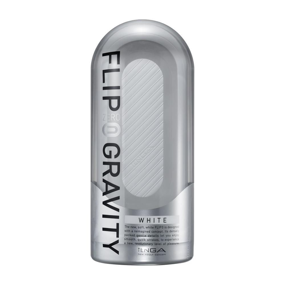 【官方直營】TENGA FLIP 0 (ZERO) GRAVITY 黑白 成人用品 飛機杯 對開式 柔軟 包覆 刺激-規格圖1