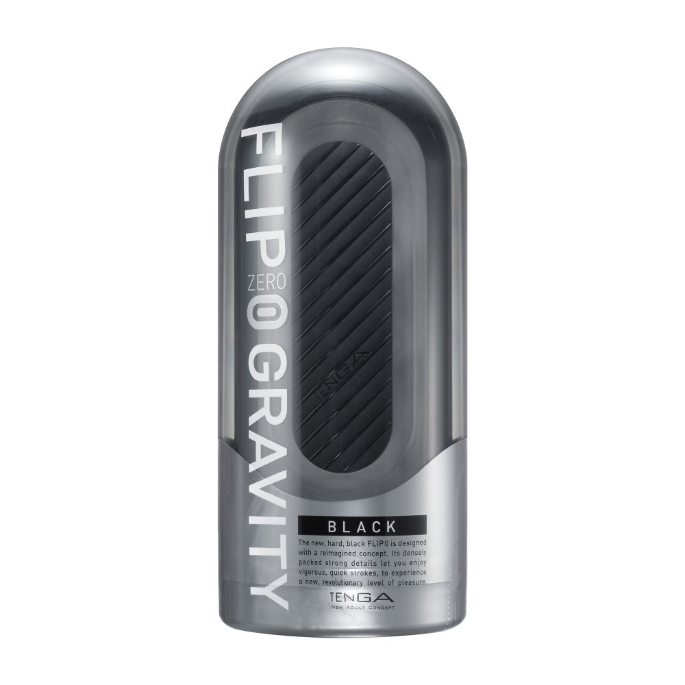 【官方直營】TENGA FLIP 0 (ZERO) GRAVITY 黑白 成人用品 飛機杯 對開式 柔軟 包覆 刺激-規格圖2