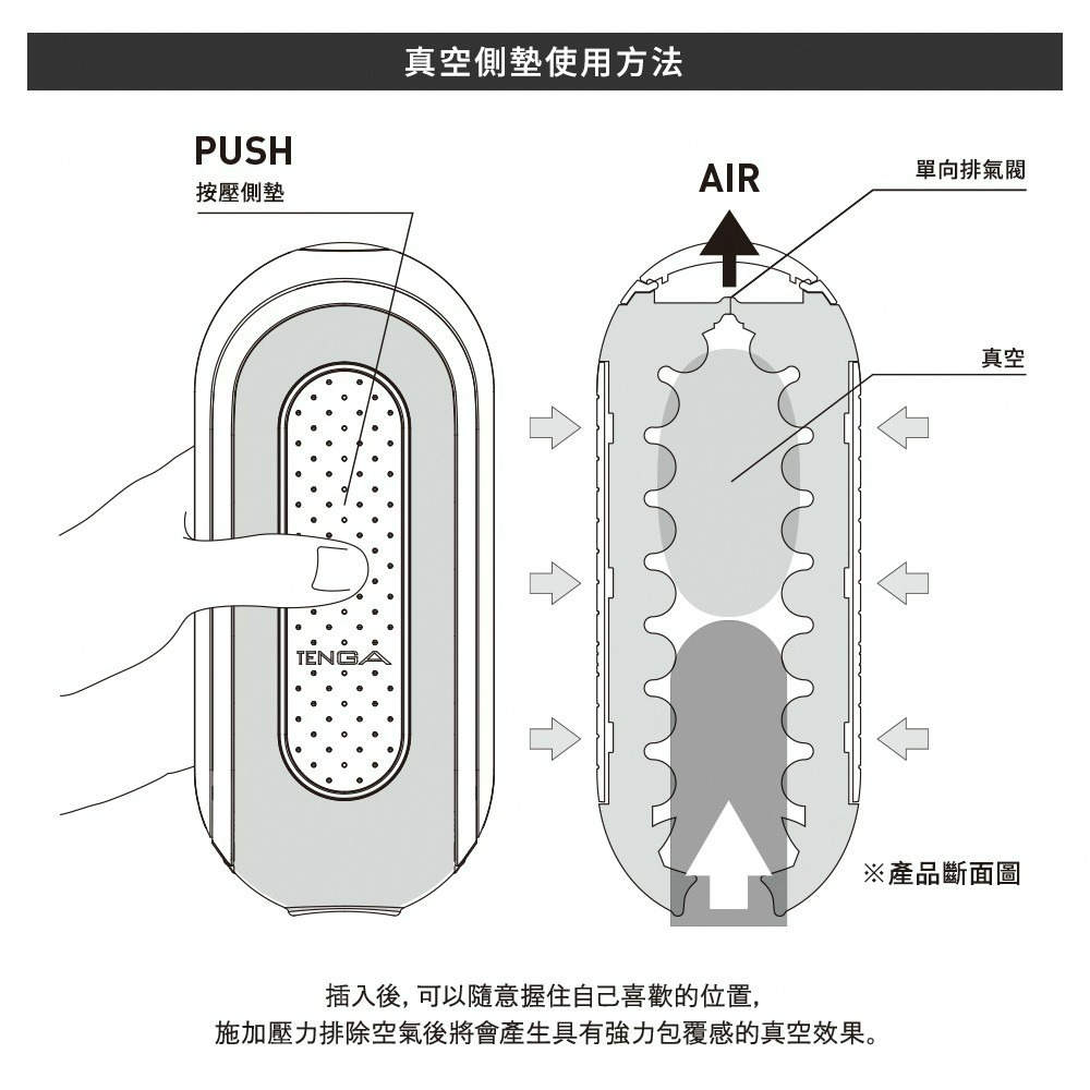 【TENGA官方直營】TENGA FLIP 0 (ZERO) EV 震動型 黑白 成人用品 飛機杯-細節圖10