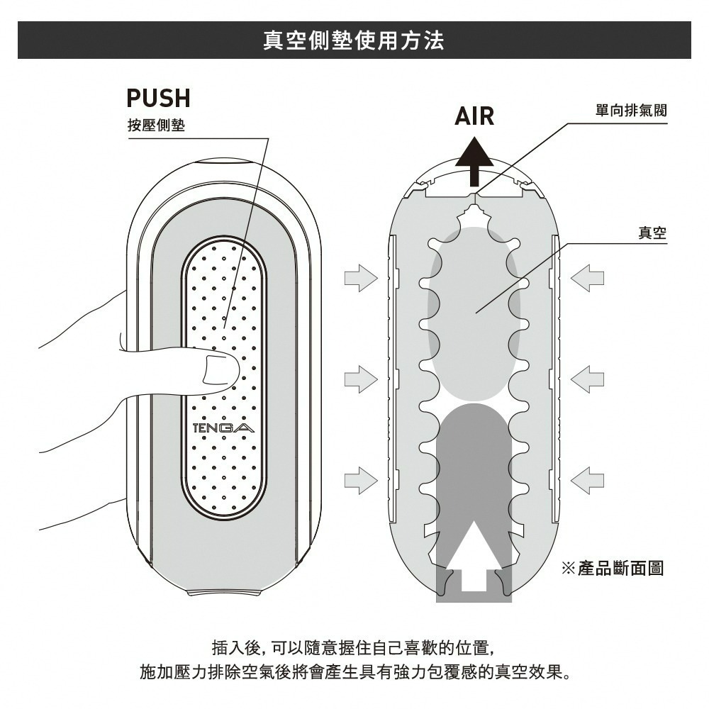 【TENGA官方直營】TENGA FLIP 0 (ZERO) EV 震動型 黑白 成人用品 飛機杯-細節圖10