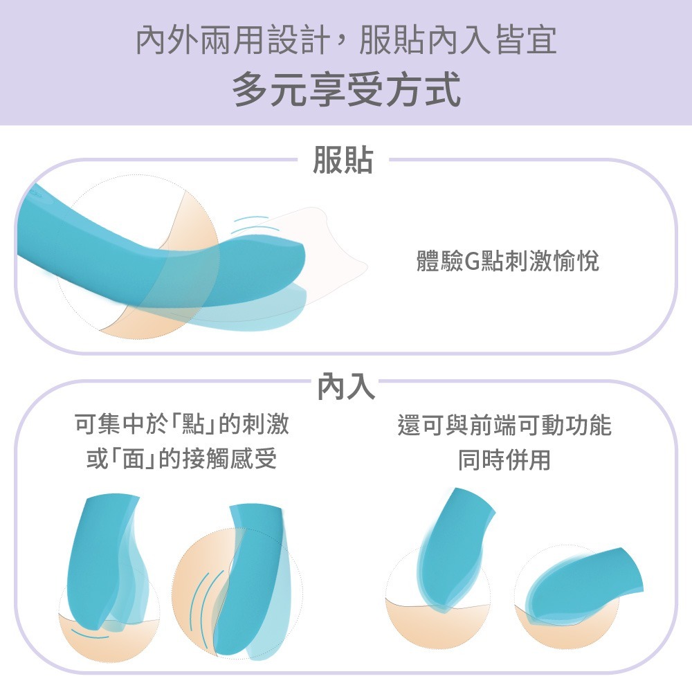 【iroha官方直營】日本 iroha FIT+ 潮汐 [AONAMI/青波] 按摩棒 自慰棒 可動 多頻震動-細節圖4
