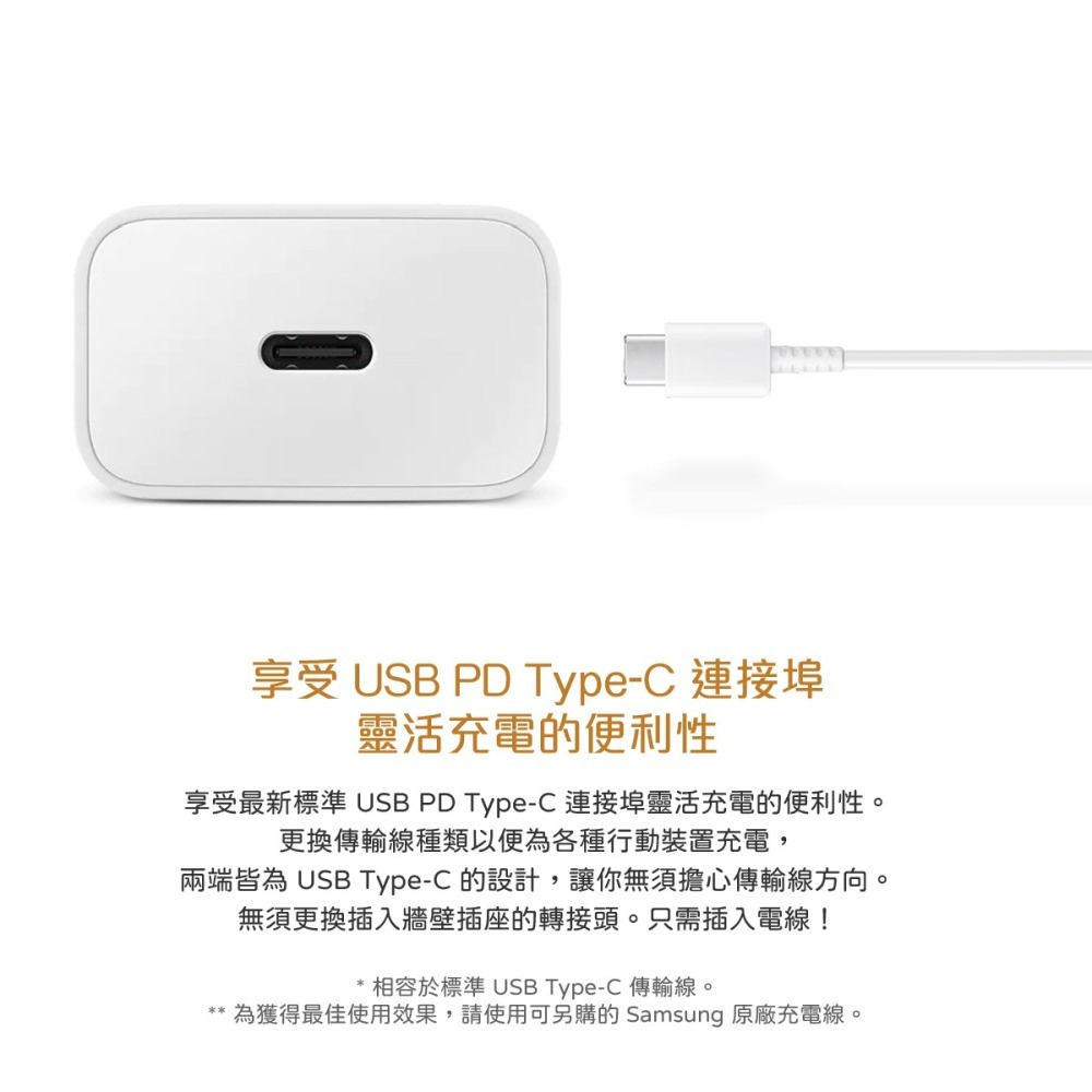 SAMSUNG 原廠 15W Type C 快充旅充頭 EP-T1510 (台灣公司貨)-細節圖8