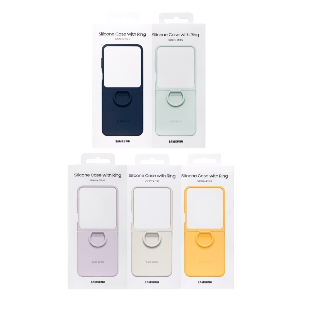 SAMSUNG Galaxy Z Flip5 原廠矽膠薄型保護殼 ( 附指環扣 ) EF-PF731T-細節圖10