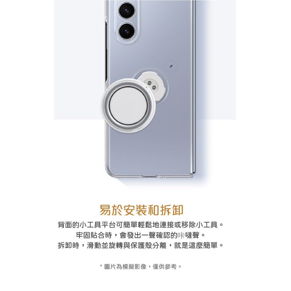 SAMSUNG Galaxy Z Fold5 原廠透明多功能保護殼 (EF-XF946C)-細節圖8