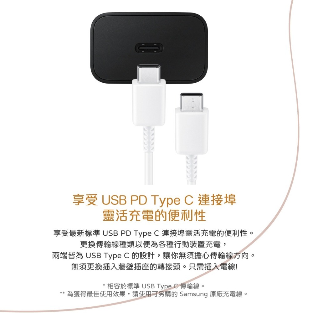 SAMSUNG原廠 EP-T1510 15W Type C 快充旅充頭 - 支援A系列 (盒裝公司貨)-細節圖6