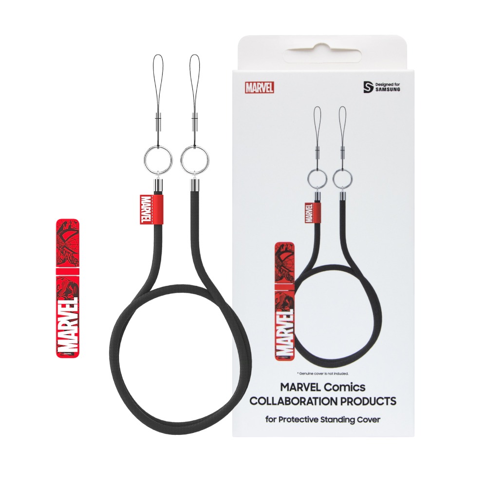 Samsung 三星 台灣原廠盒裝 Marvel Spiderman 聯名支架【適用 S22系列 立架式保護背蓋】-細節圖2