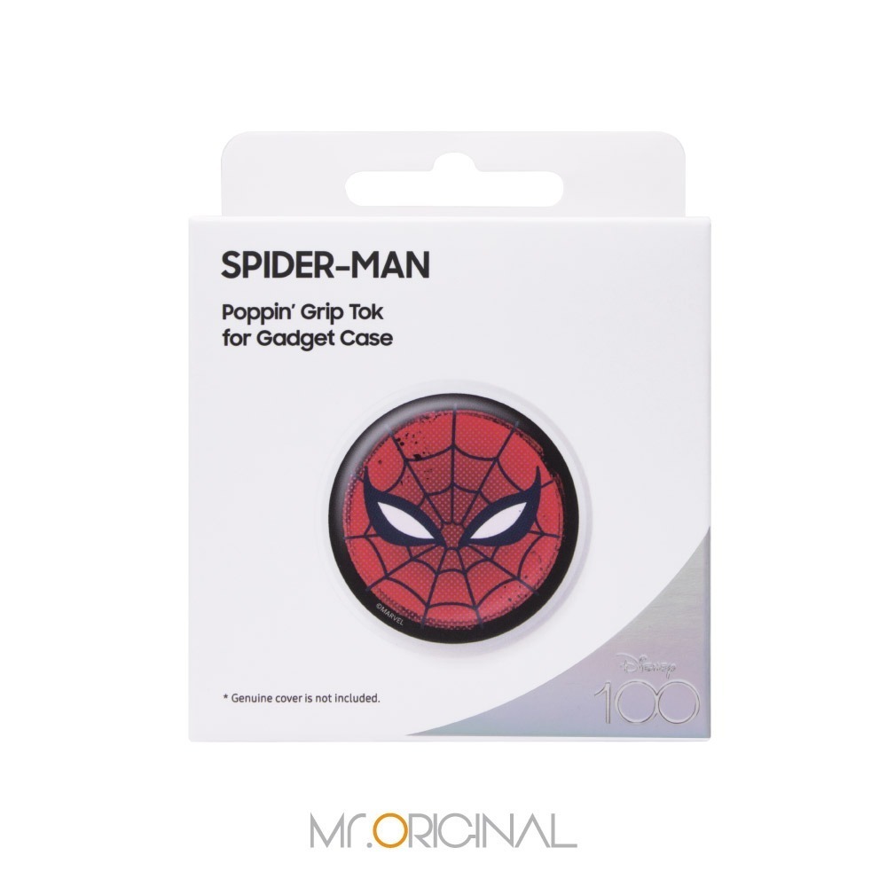 Samsung 三星 台灣原廠盒裝 Marvel 聯名 - 蜘蛛人指環支架【適用 S23系列 透明多功能保護殼】-細節圖2