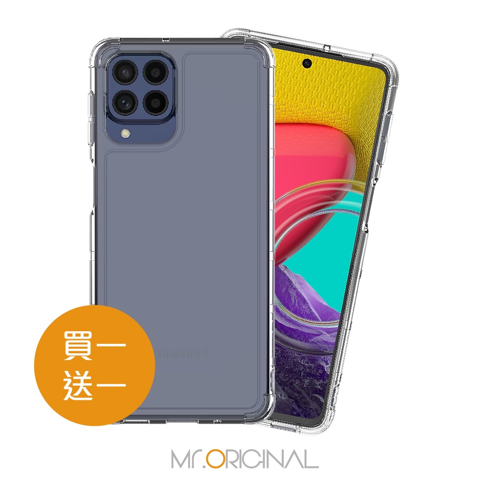 【買一送一】SAMSUNG Galaxy M53 5G 原廠輕薄防護背蓋-透明 (araree聯名)-細節圖3