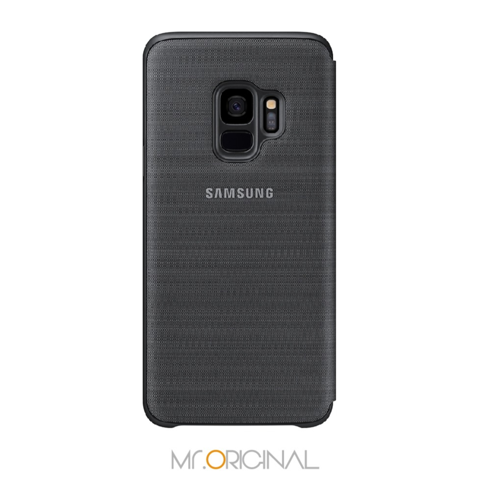 SAMSUNG Galaxy S9 LED 原廠皮革翻頁式皮套 (盒裝)-細節圖3