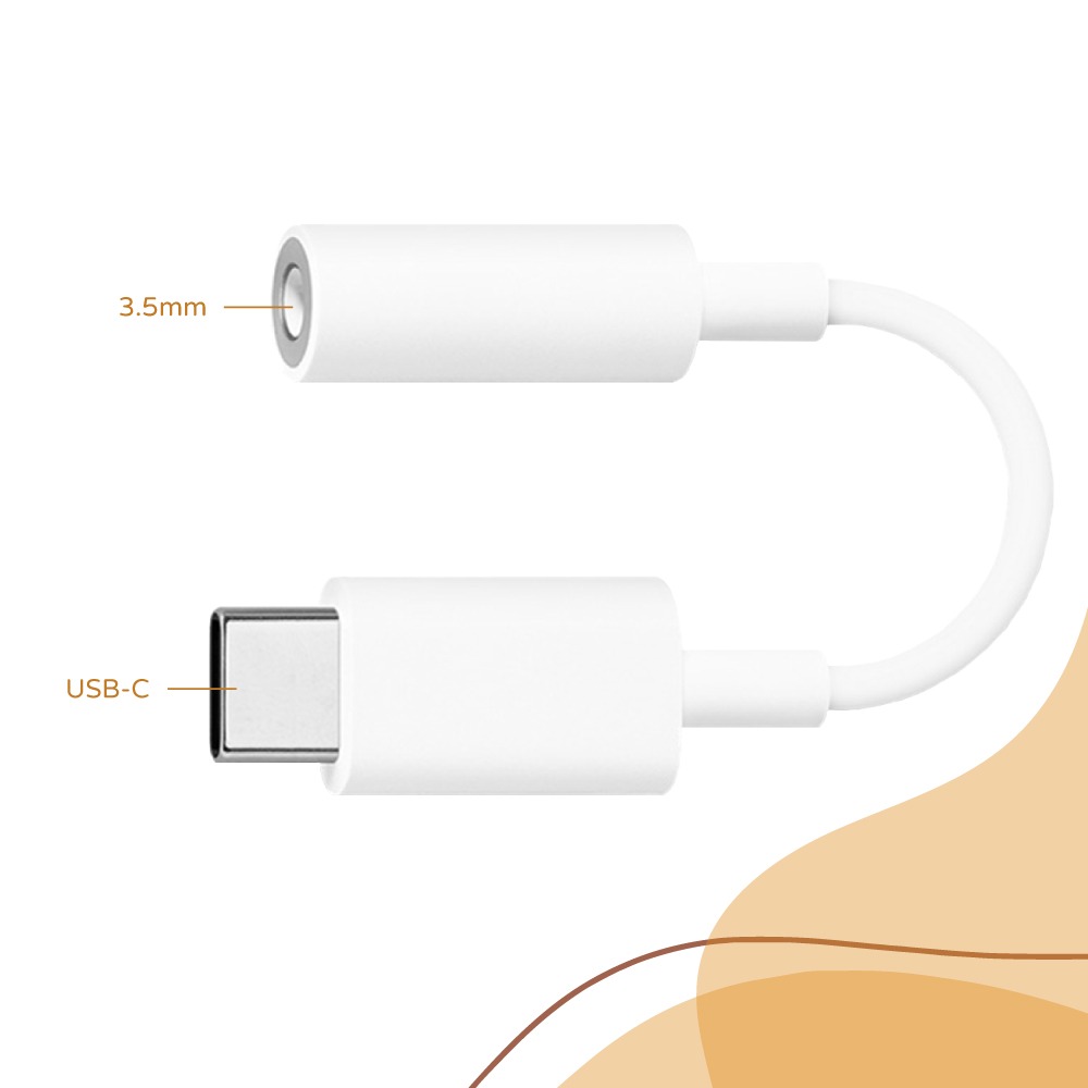 Google 原廠 USB-C to 3.5mm 數位耳機插孔轉接頭 - 白色 (密封裝)-細節圖8