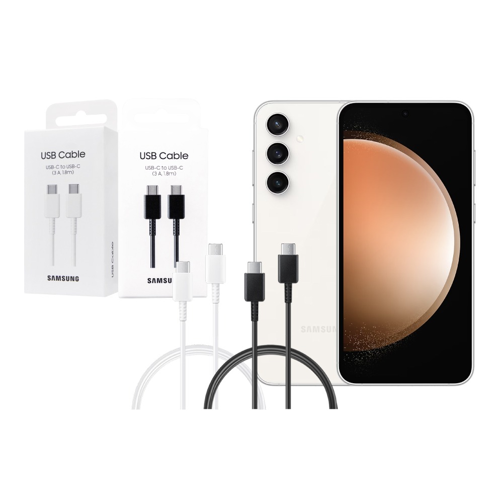 SAMSUNG 原廠盒裝 S25 S24系列 雙 Type-C 充電線【3A,1.8m】EP-DX310-細節圖2