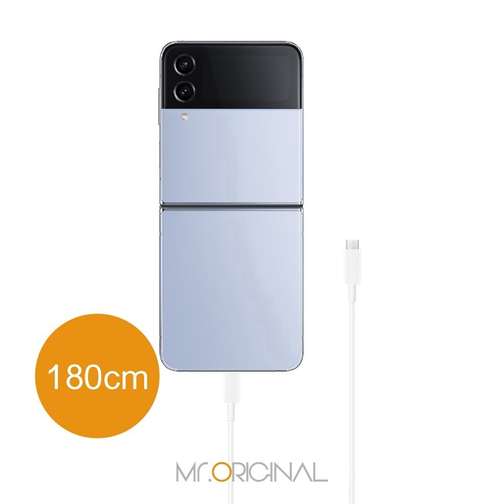 SAMSUNG 原廠盒裝 Z Fold7 Filp7系列 雙 Type-C 充電線【5A,1.8m】EP-DX510-細節圖5
