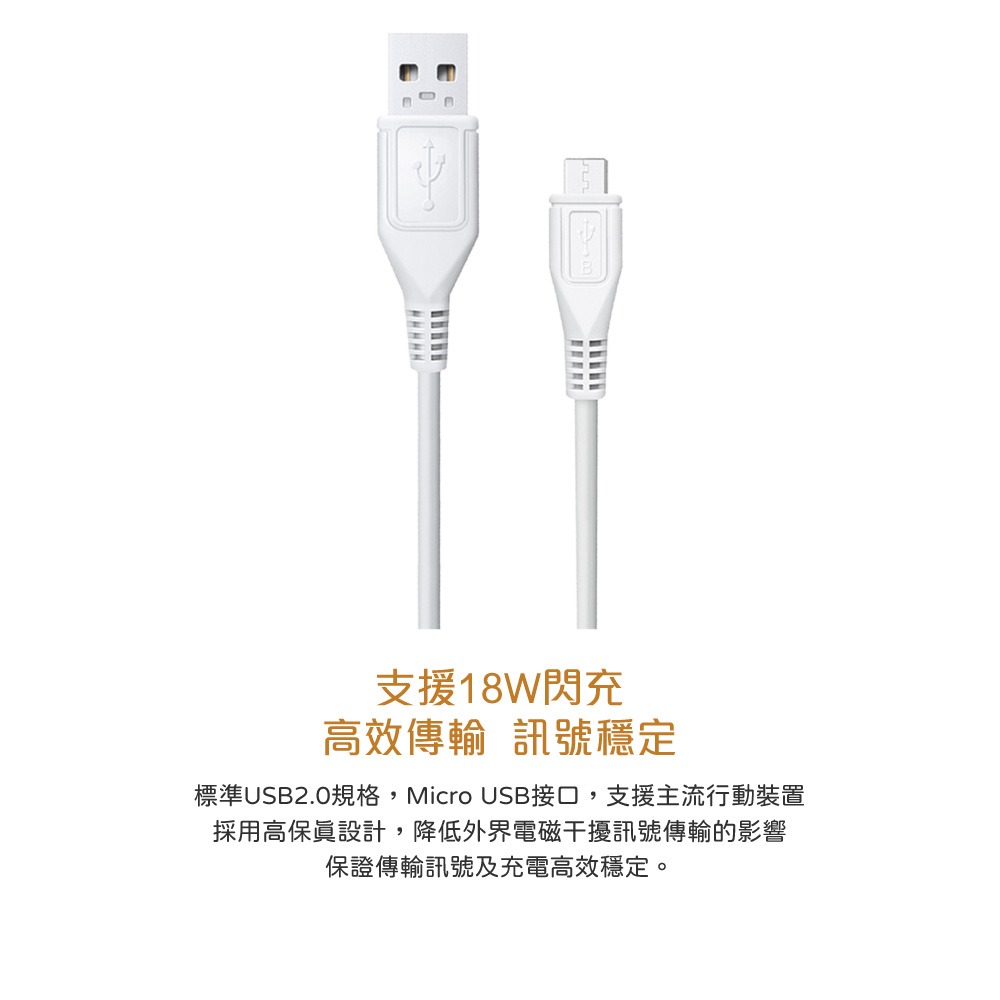 【VIVO 原廠密封裝】2A Micro USB 閃充充電線 (支援18W閃充)-細節圖6