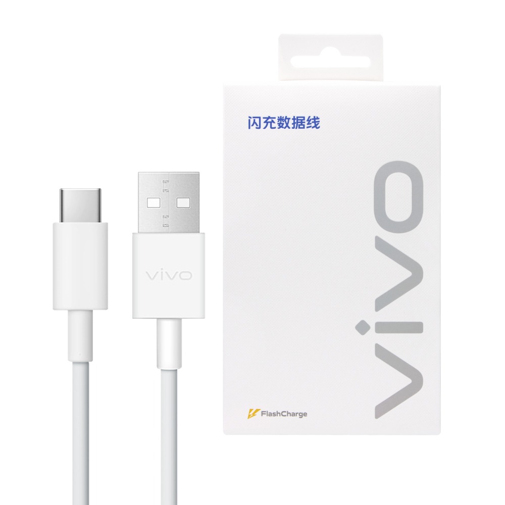 VIVO 原廠盒裝 3A USB-A to Type-C 閃充充電線 (支持33W閃充)-細節圖2