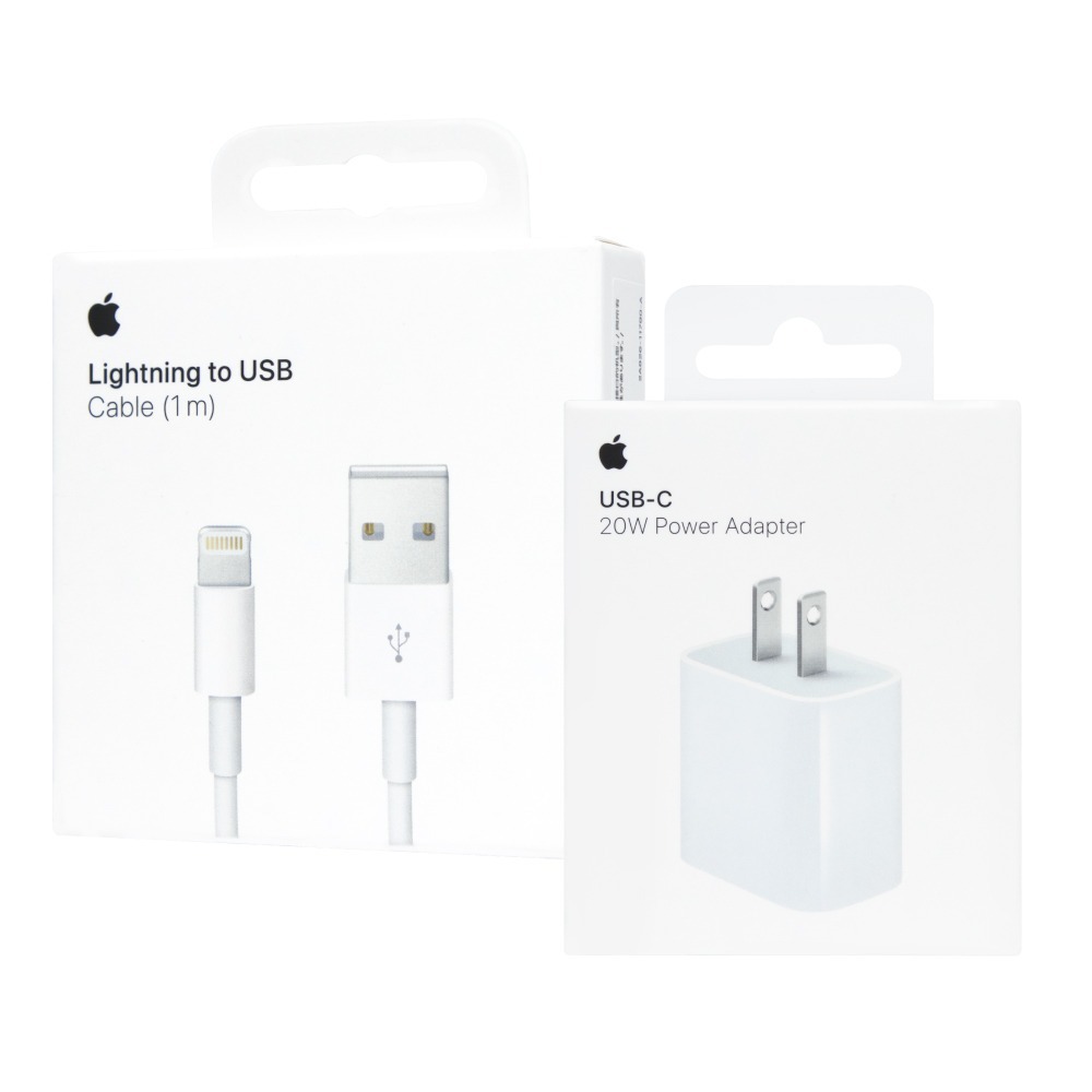 Apple台灣原廠盒裝 20W電源轉接器+USB-C to Lightning線組 for iPhone 14/13系列-細節圖2