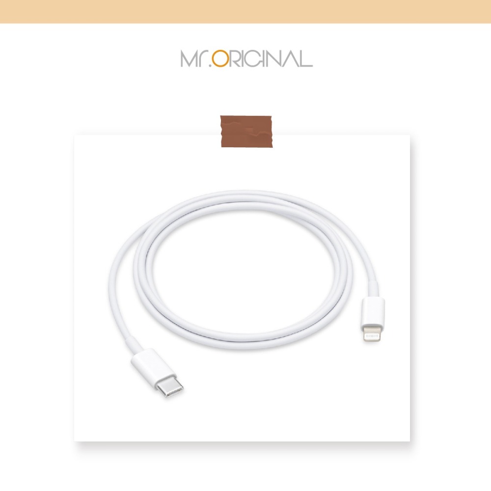 【2入】APPLE適用 iphone 13系列 USB-C to Lightning 傳輸線 - 1M (密封裝)-細節圖5