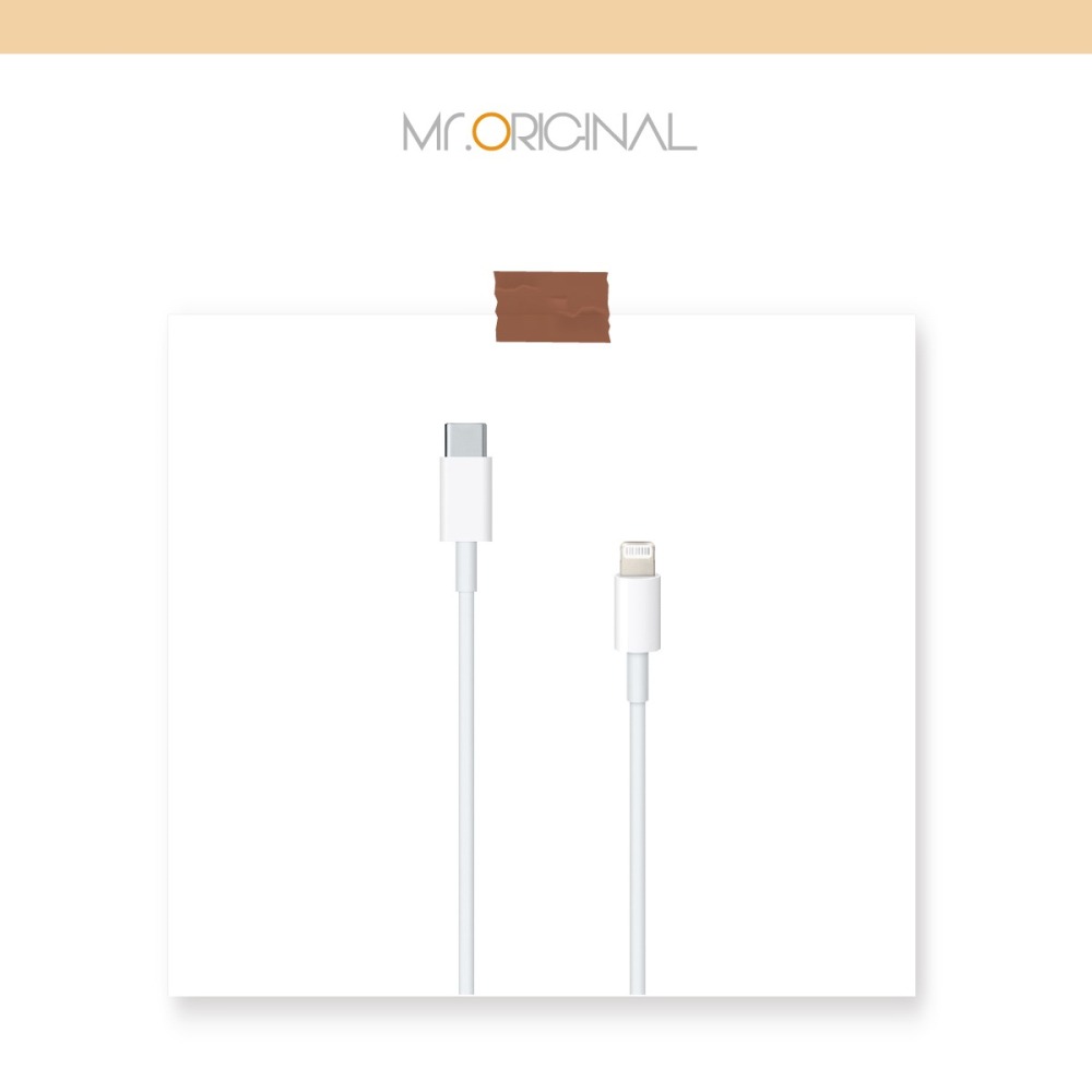 【2入組】APPLE適用 iPhone SE3適用 USB-C to Lightning傳輸線 - 1M (密封袋裝)-細節圖6