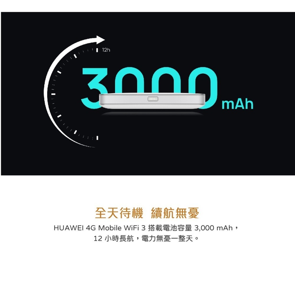 HUAWEI 原廠盒裝 4G Mobile WiFi 3 路由器 E5785-320a【聯強代理】-細節圖8
