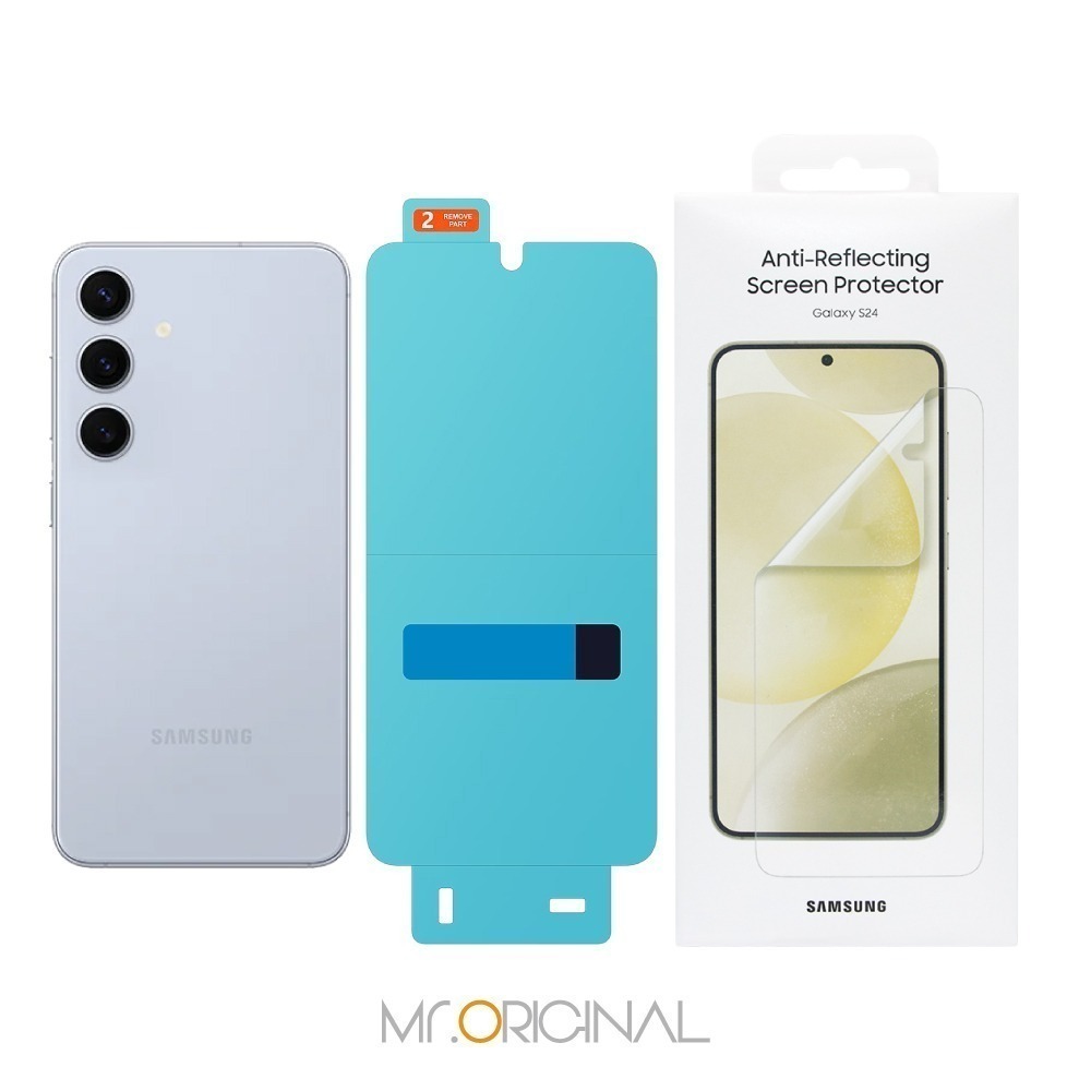Samsung 三星 台灣原廠盒裝 S24 Ultra / S24+ / S24 抗反光螢幕保護貼【內附原廠2片保護貼】-細節圖5