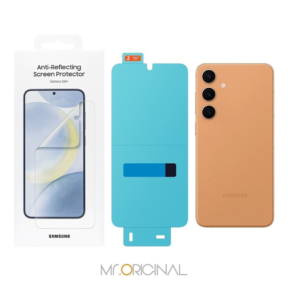 Samsung 三星 台灣原廠盒裝 S24 Ultra / S24+ / S24 抗反光螢幕保護貼【內附原廠2片保護貼】-規格圖8