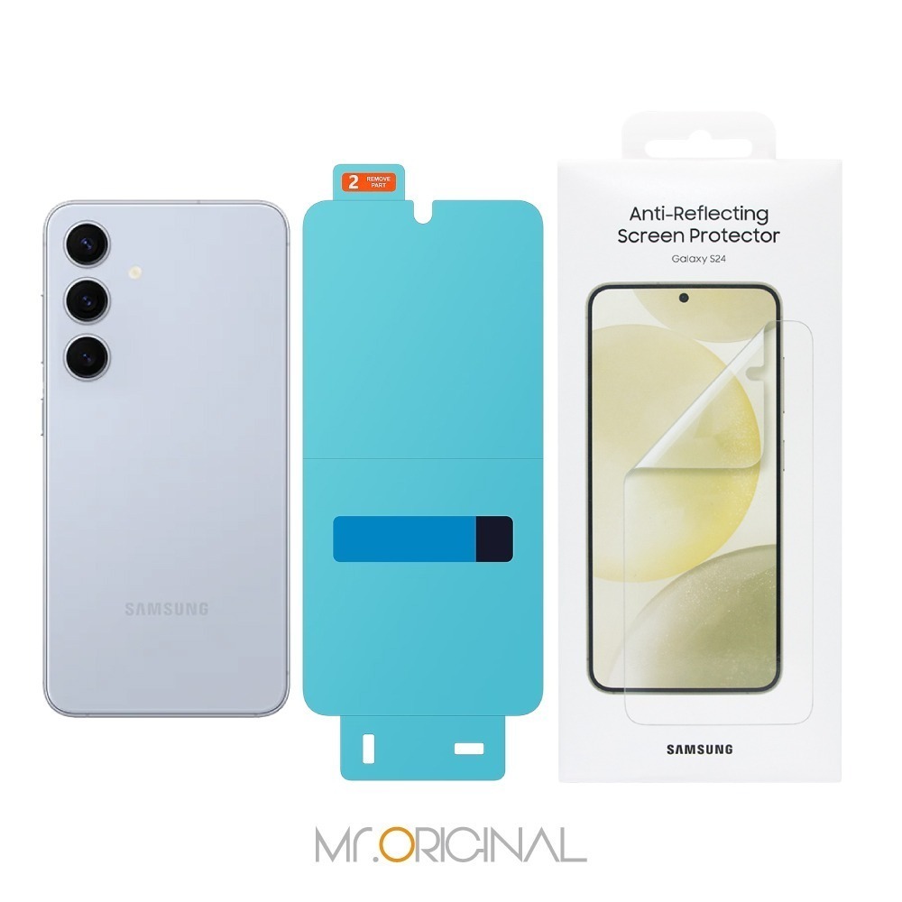 Samsung 三星 台灣原廠盒裝 S24 Ultra / S24+ / S24 抗反光螢幕保護貼【內附原廠2片保護貼】-規格圖8