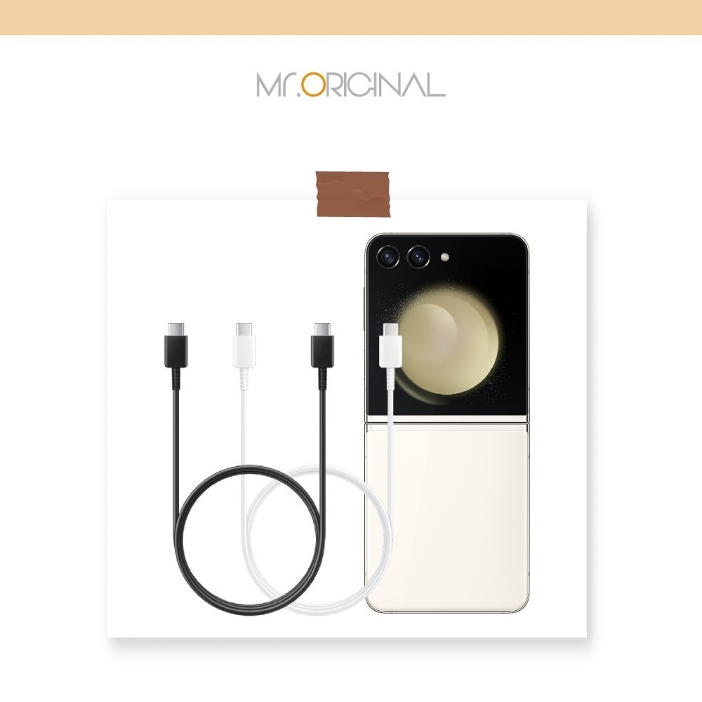 SAMSUNG 三星製造 Z Fold7 Flip7適用 雙Type-C 快充充電線 / 袋裝-細節圖7