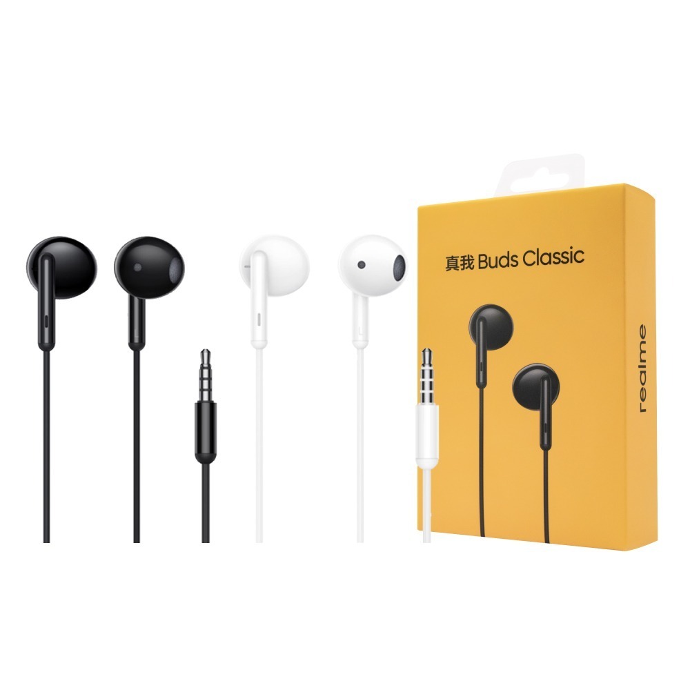 Realme 真我 Buds Classic 半入耳式耳機【3.5mm接口 / 原廠盒裝】RMA2001-細節圖2