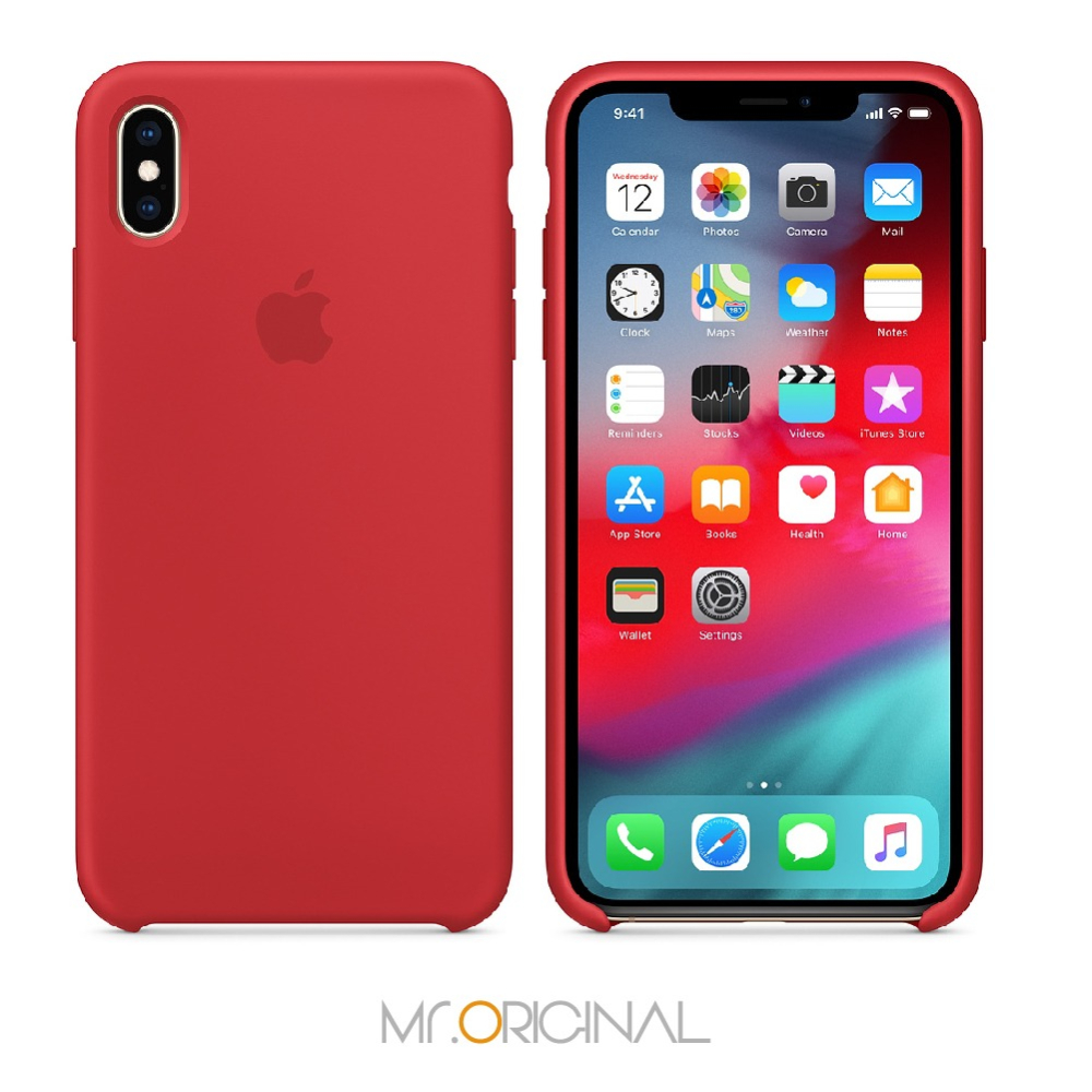 Apple原廠 iPhone Xs Max 適用 Silicone case 矽膠保護套 (公司貨)-細節圖4