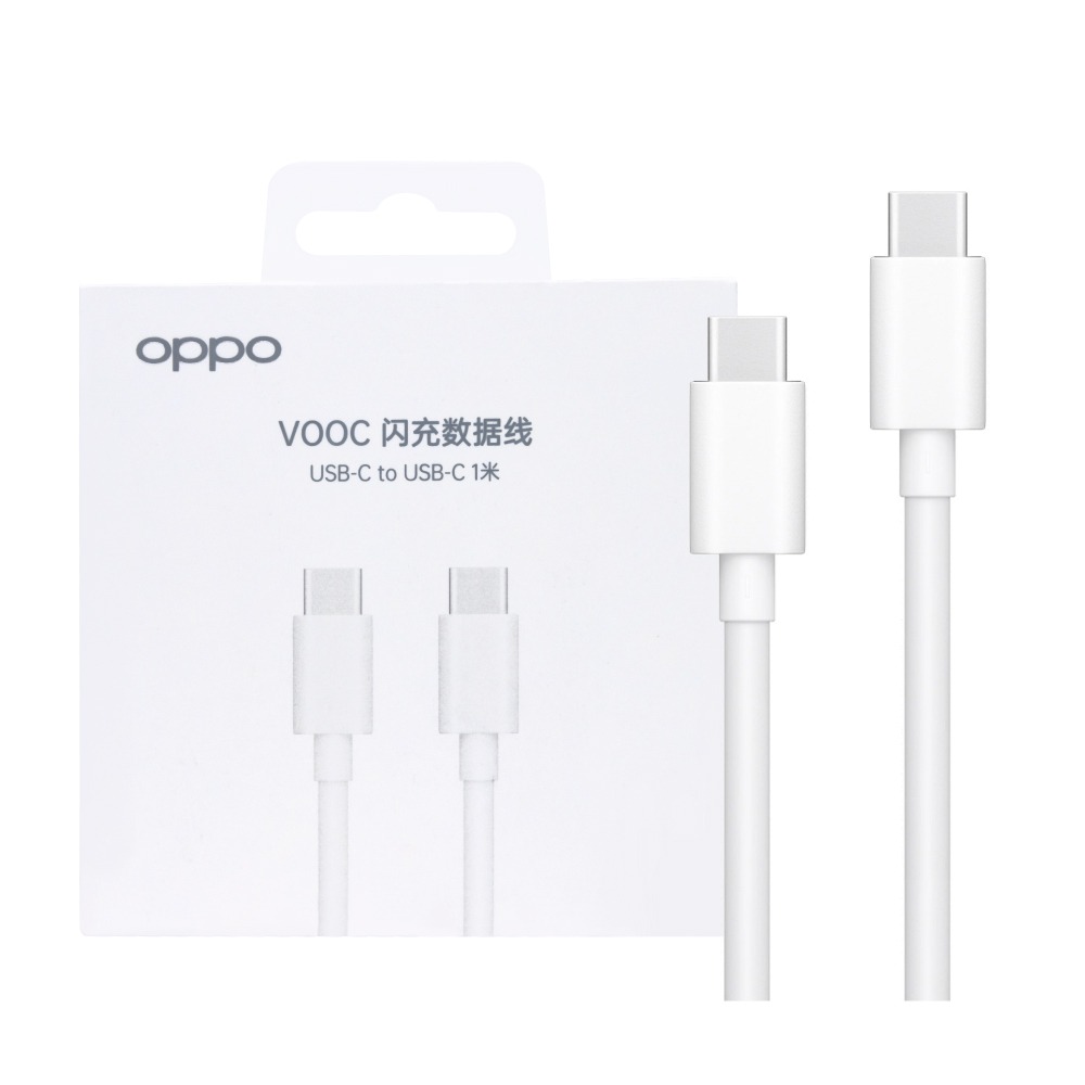 OPPO DL149 原廠盒裝 Type-C to Type-C超級閃充充電線-6.5A (支援SuperVOOC)-細節圖2