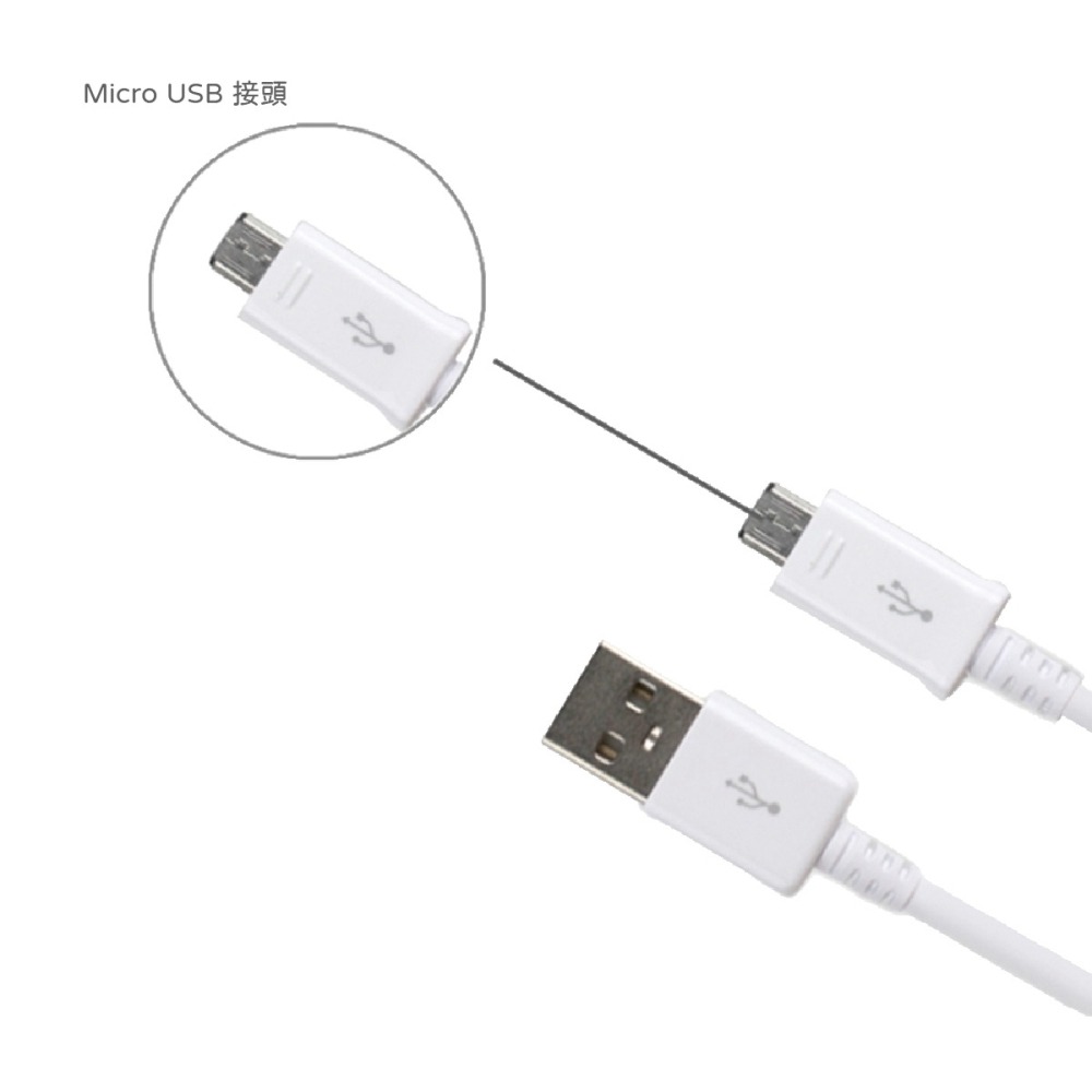 SAMSUNG 三星製造 Micro USB 充電線-1.5m加長版 /白色 經典款 (袋裝)-細節圖9