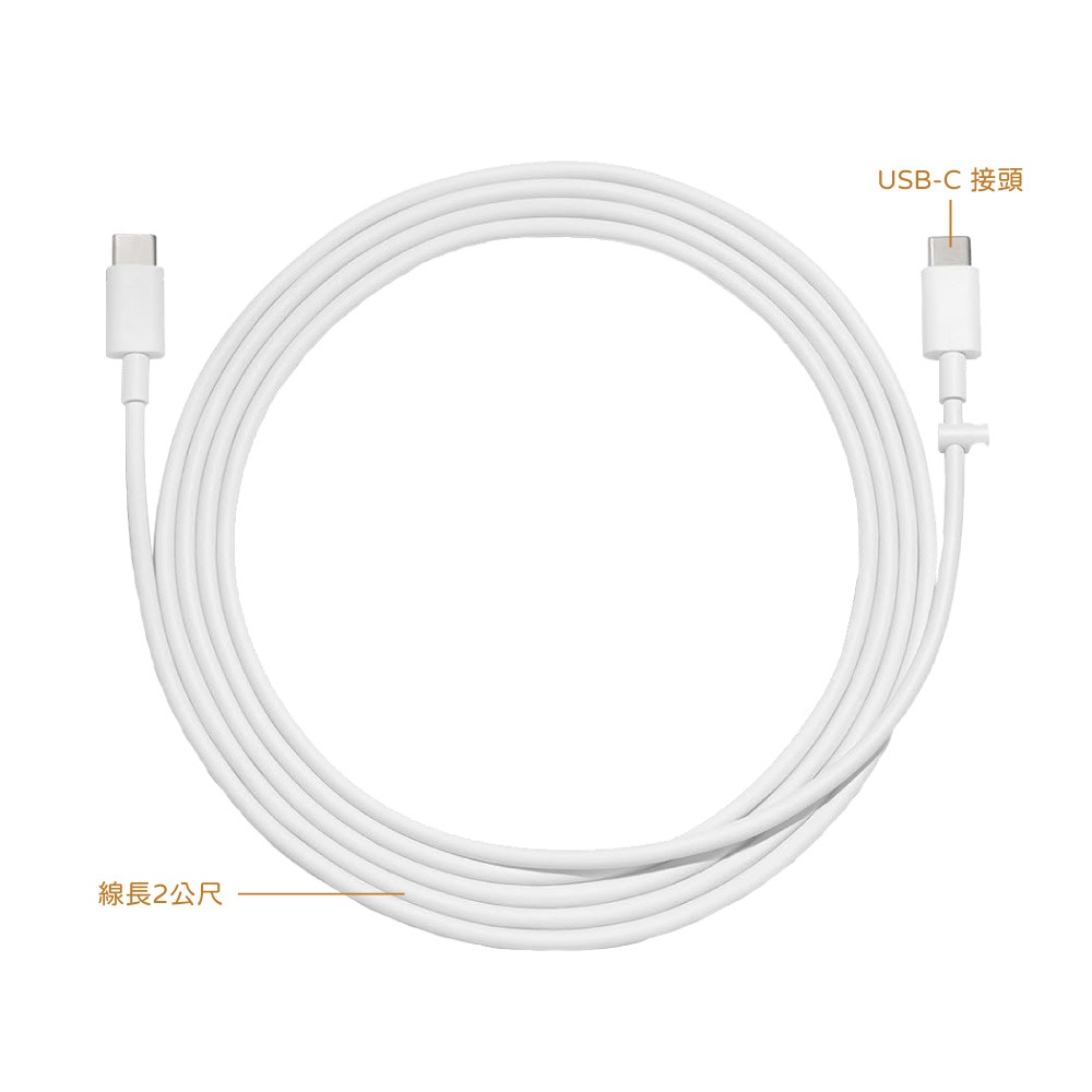 Google 原廠 2公尺 / USB-C to USB-C 連接線 - 白色 (密封裝)-細節圖5