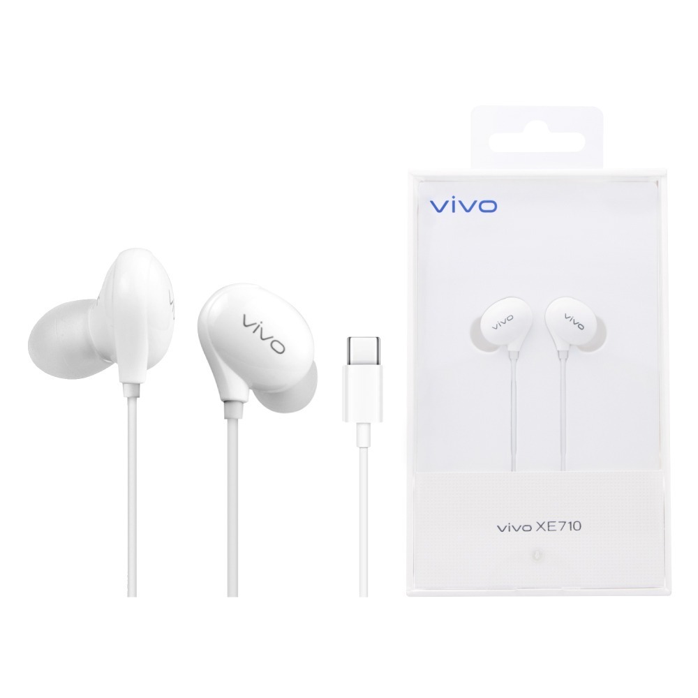 VIVO HiFi音質 入耳式線控耳機 - 白色【Type-C接口 / 原廠盒裝】XE710-細節圖2