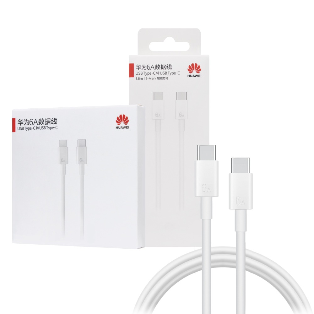 HUAWEI華為 CC800 原廠盒裝 Type-C to Type-C 超級快充充電線 - 6A (1.8m)-細節圖2